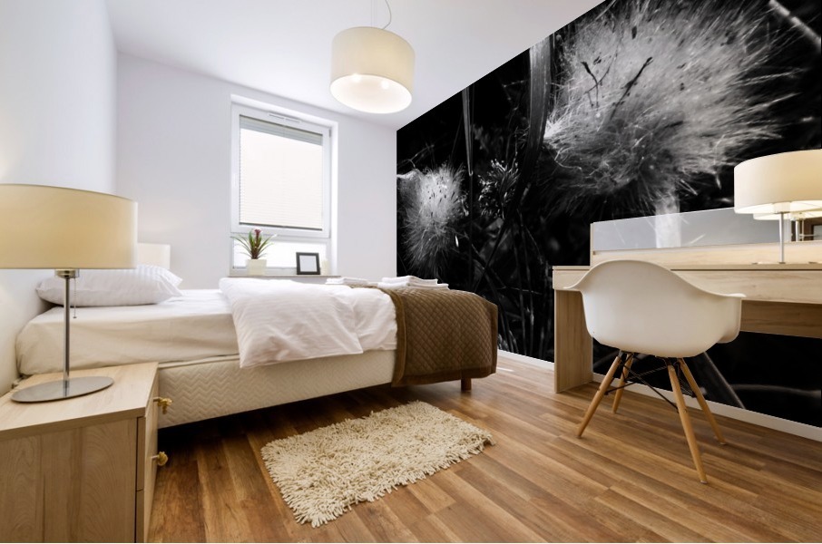 Dandelion Seedlings Mural print