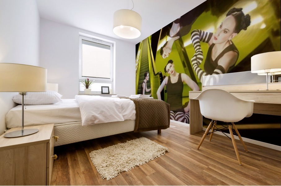 The De escalating Dream Mural print