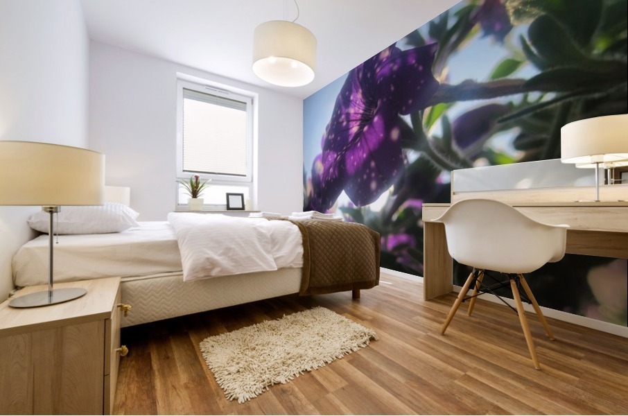 Starry Sky Flower 2 Mural print