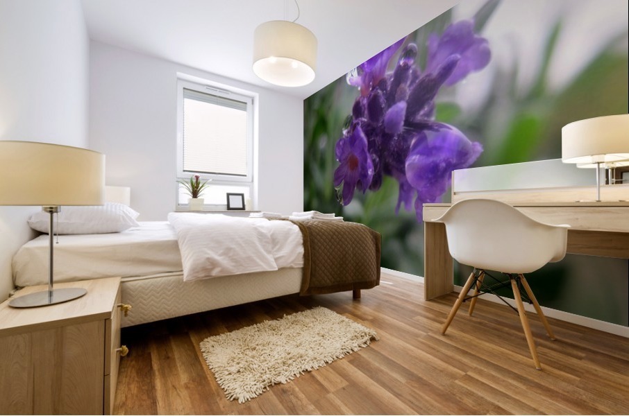 Floating Lavender 1 Mural print
