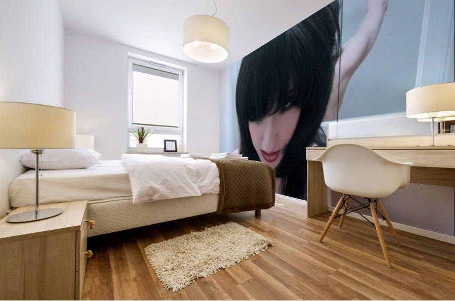 Mirrored Expressions 2 Mural print