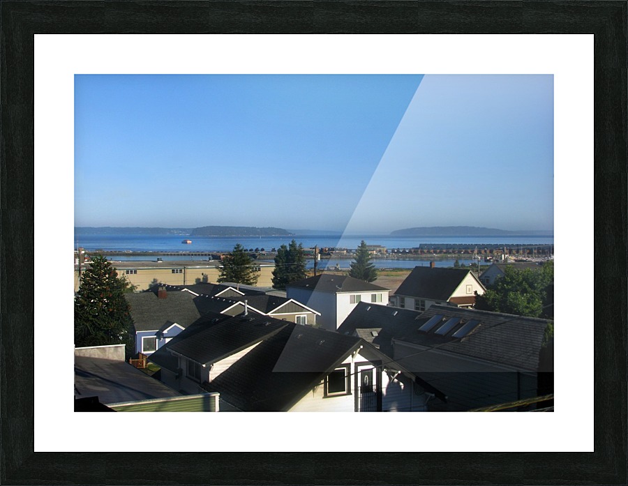 Sunny Bayside Picture Frame print