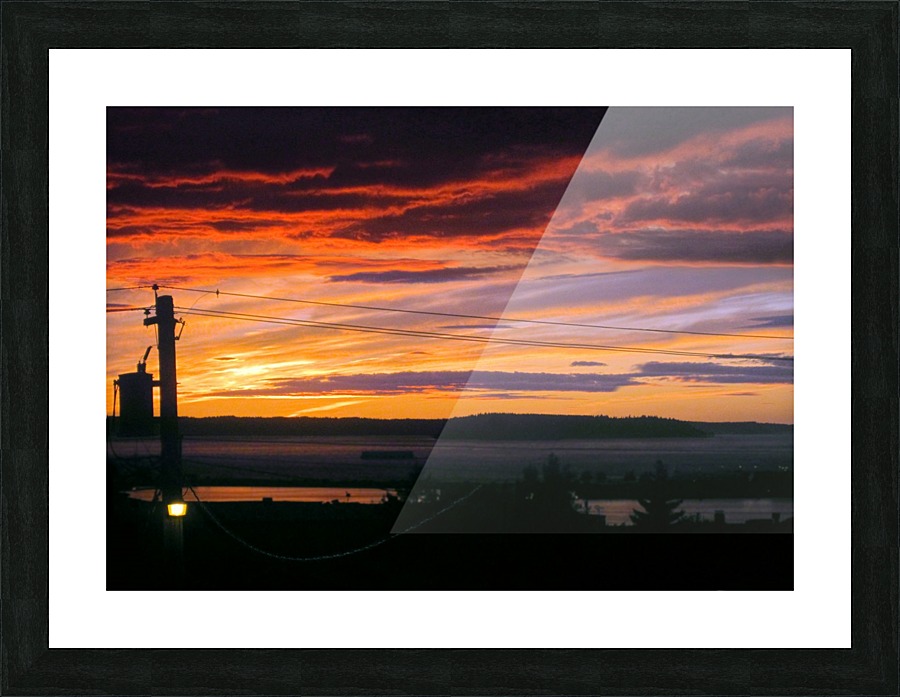 Fire in the Sky Picture Frame print