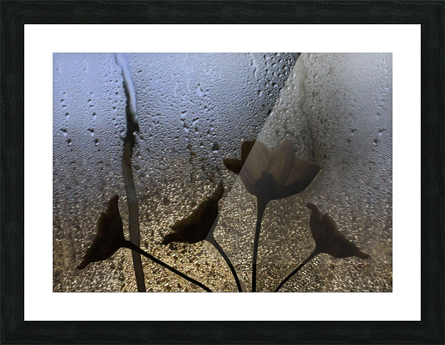 Abstract Rain Flowers Picture Frame print