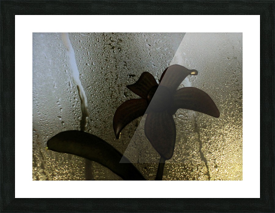 Abstract Rain Flower Picture Frame print