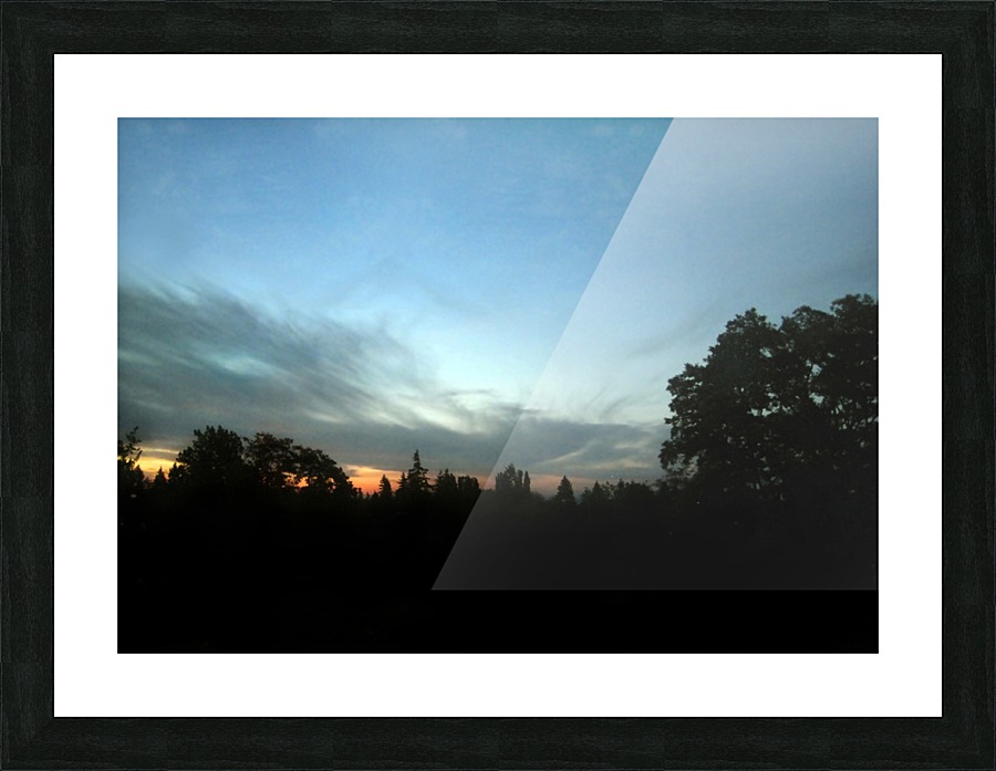 Blue Dusk Picture Frame print
