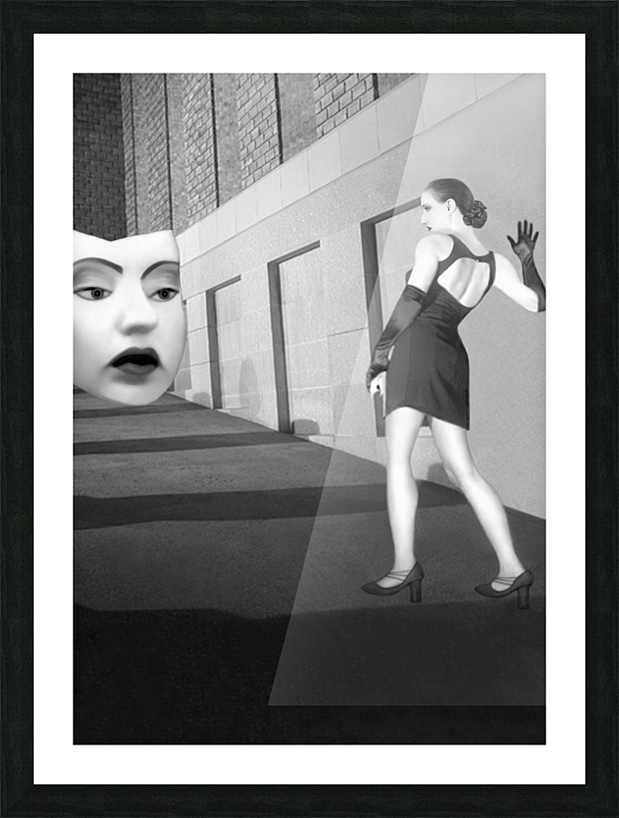 The Mask Picture Frame print