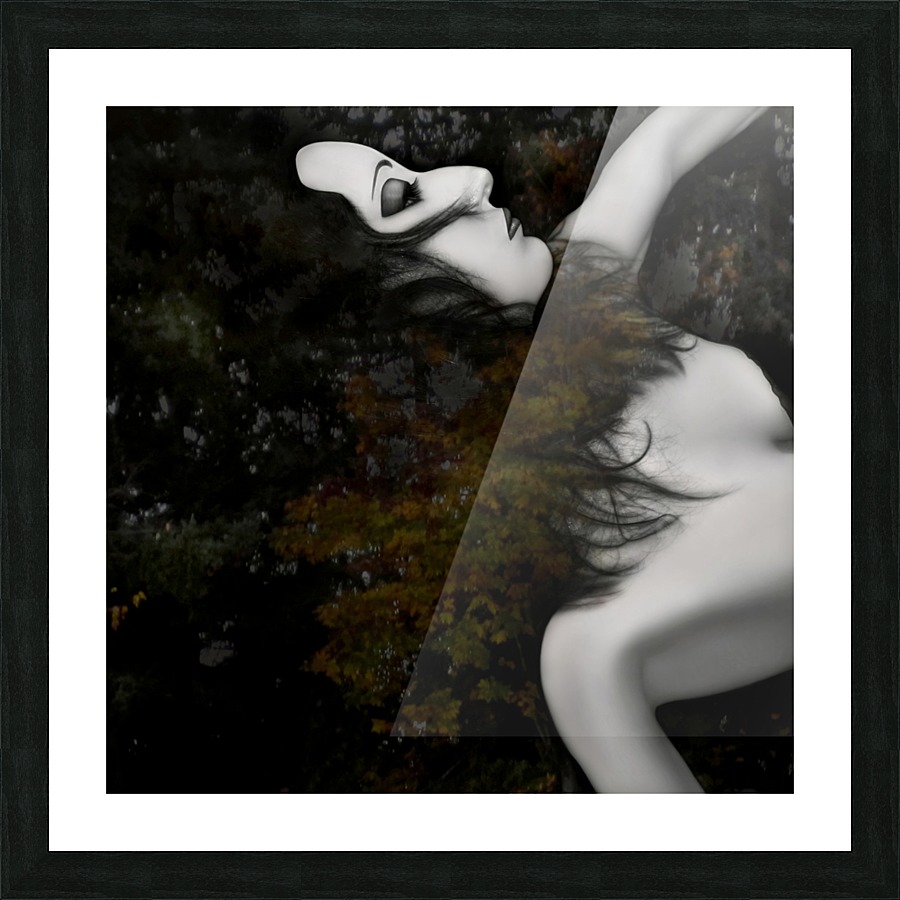 Autumn Portrait Picture Frame print