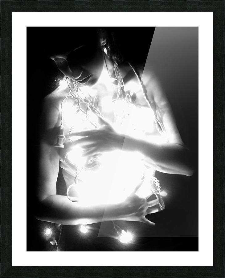 Embracing Light Picture Frame print