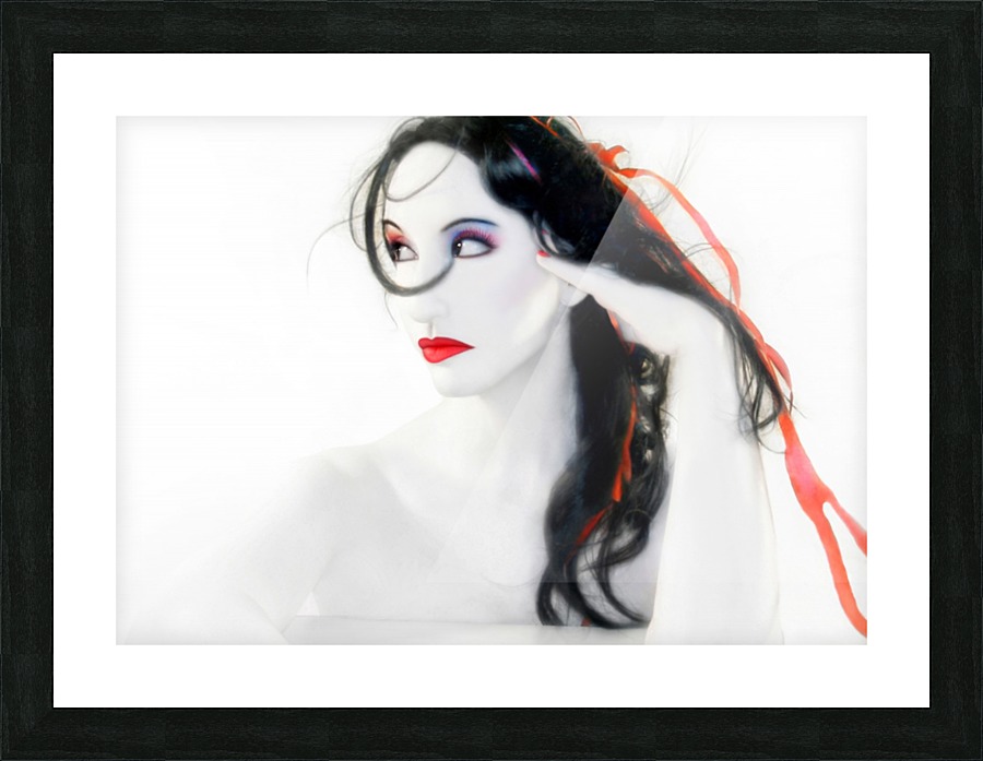 My Red Melancholy Picture Frame print