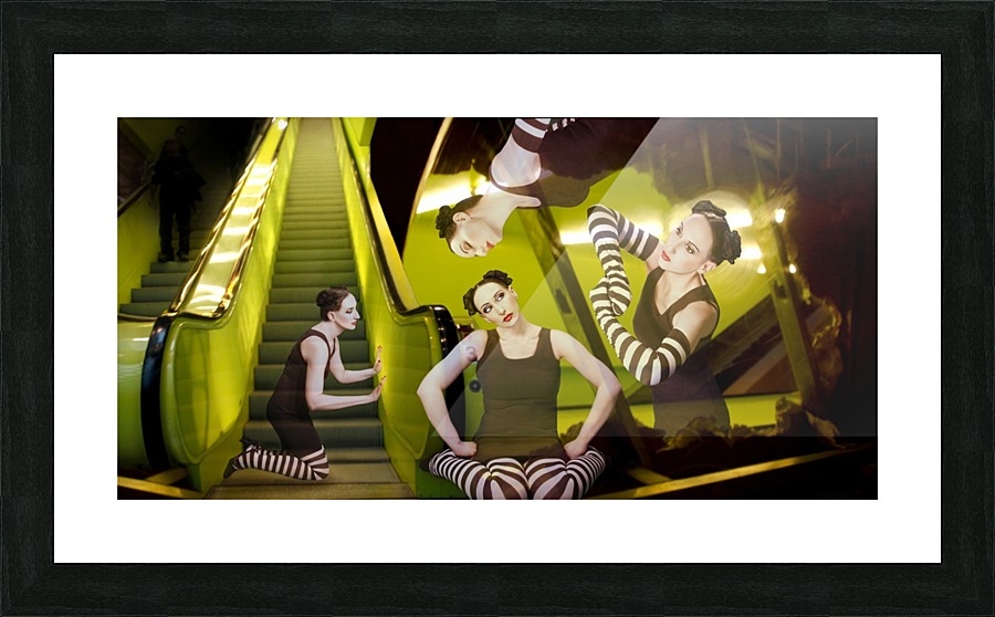 The De escalating Dream Picture Frame print