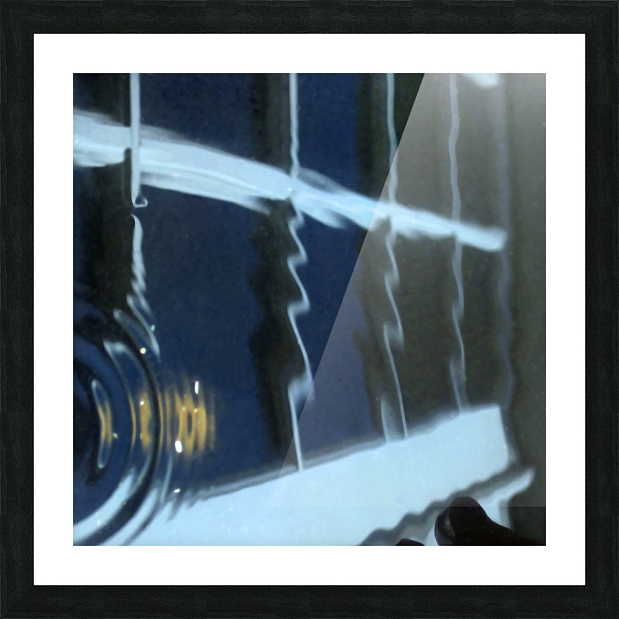 French Door Reflection 1 Picture Frame print