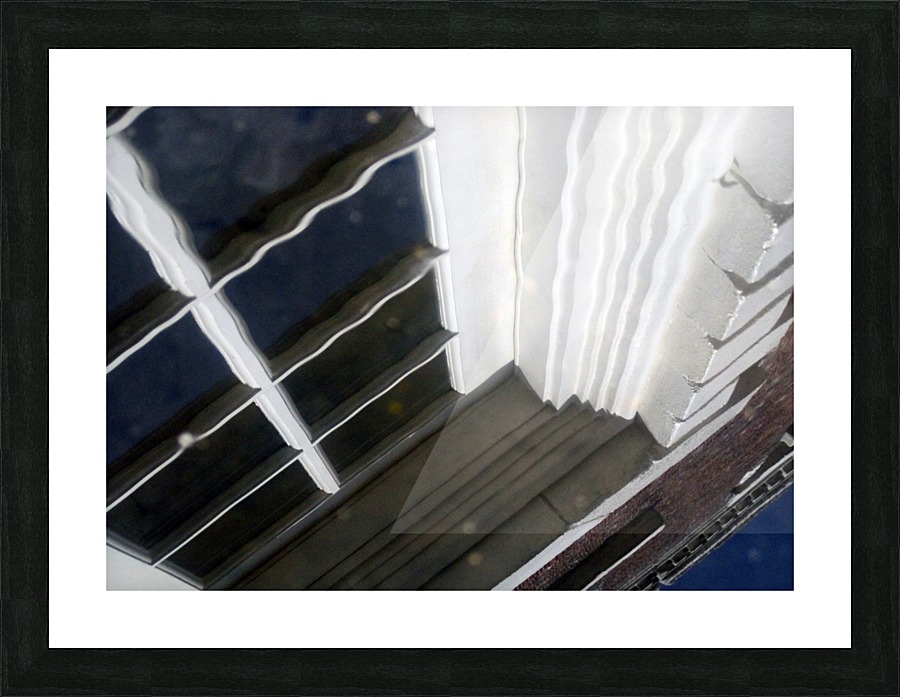 French Door Reflection 2 Picture Frame print