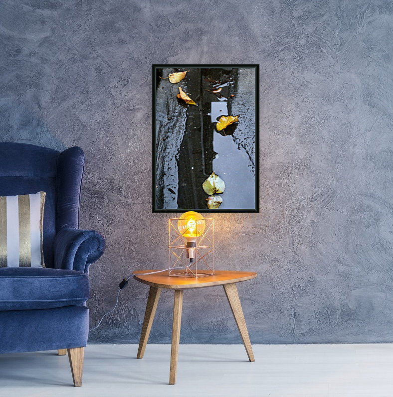 Floating Autumn Leaves Reproduction