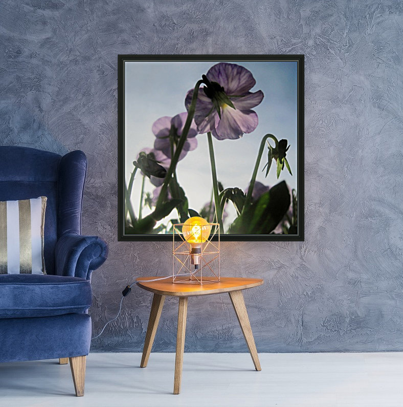 Soft Sky Flowers Reproduction