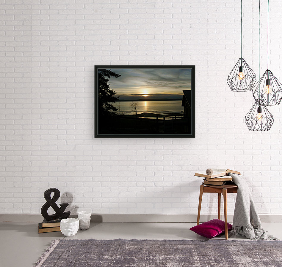Serene Seattle Sunset Reproduction