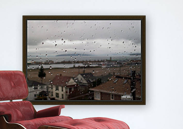 Rainy Atmospheric Bayside by Jaeda DeWalt