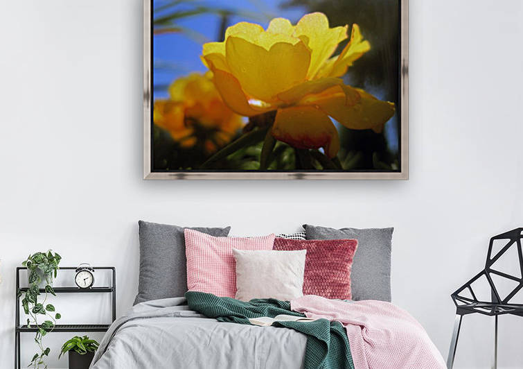 Midnight Garden Flower Reproduction