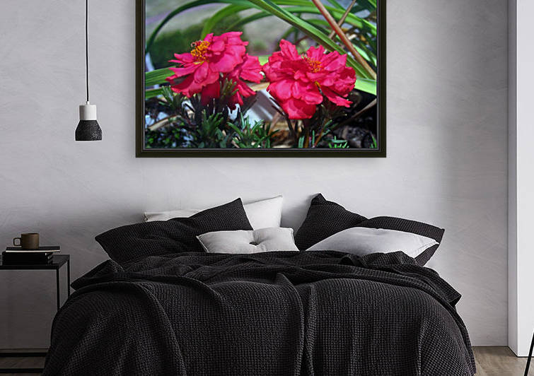 Fuschia Garden Flowers by Jaeda DeWalt