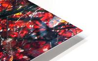 Red Tree Abstract HD Metal print
