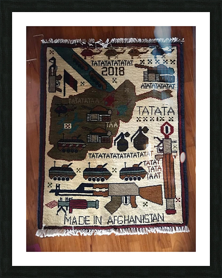 war rugs 7 Picture Frame print