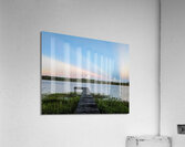 Sun Shadow on Dock Acrylic Print