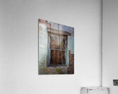 Tattered church window Acrylic Print
