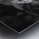 Flower Black and White Metal print