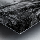 Waterfall with shadow heart Metal print