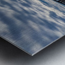 reflection bridge Metal print