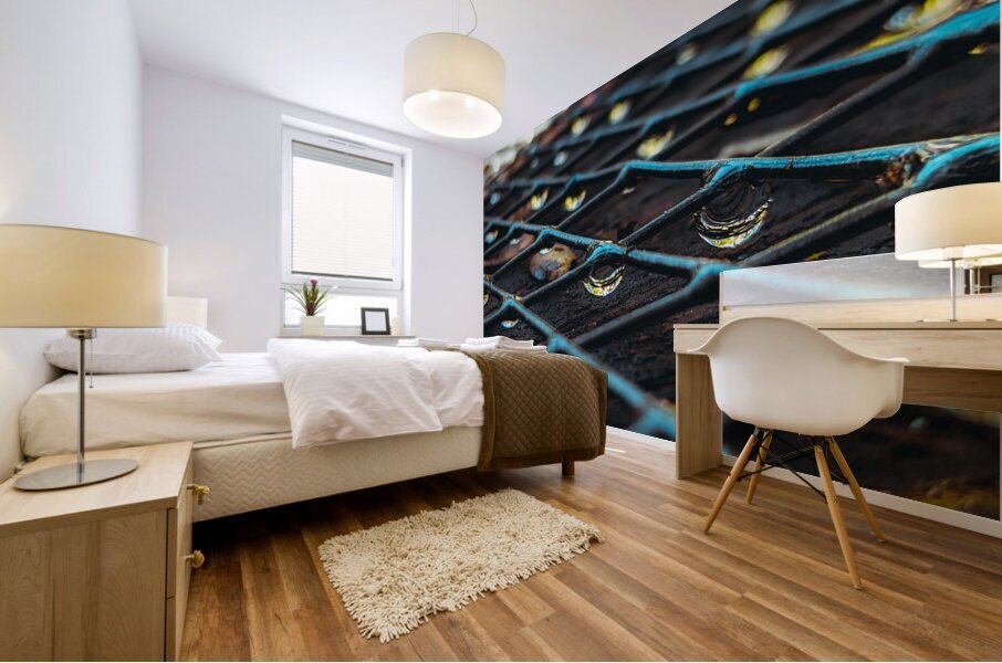 Metal Drip Mural print