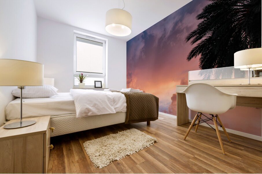 Daytona Beach Sunset Mural print