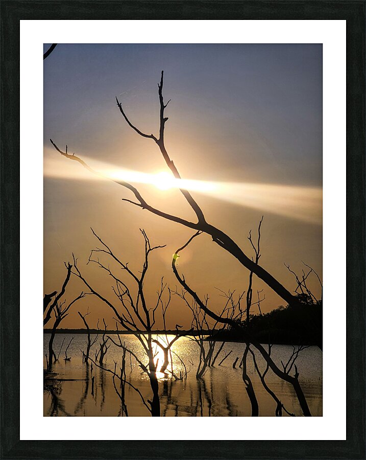 Light on the lake Picture Frame print