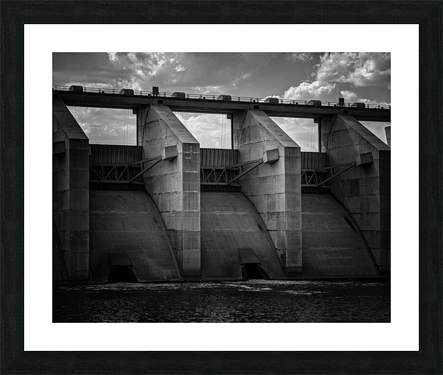 Dam Picture Frame print