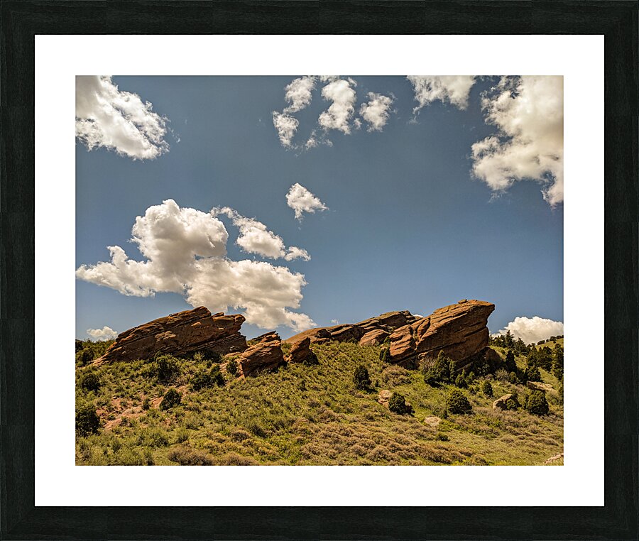Red Rocks Colorado Picture Frame print