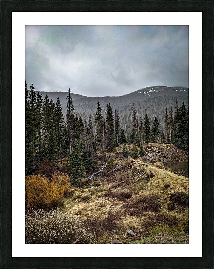 Moody Colorado Picture Frame print