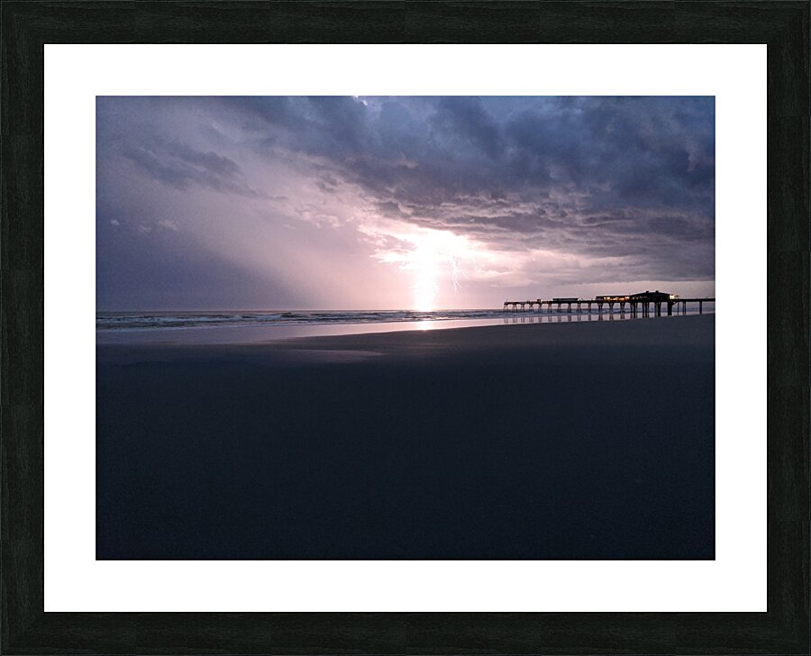 lightning Picture Frame print