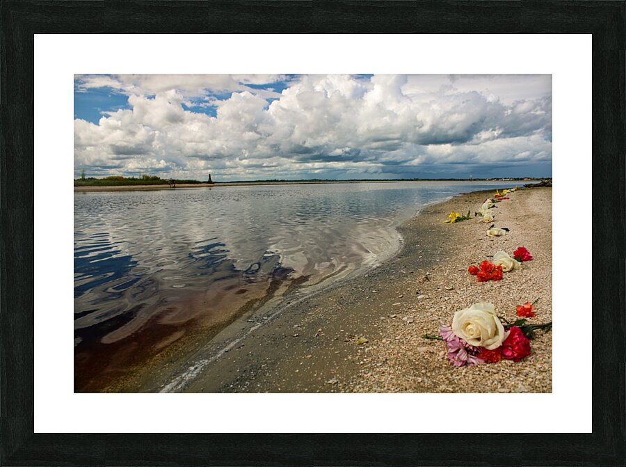 Floral River1 Picture Frame print