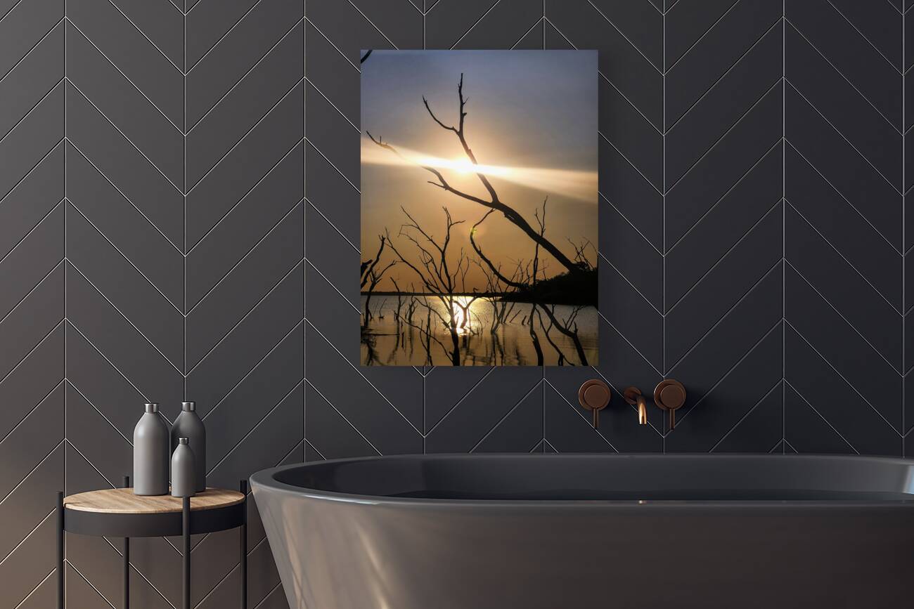 Light on the lake Reproduction