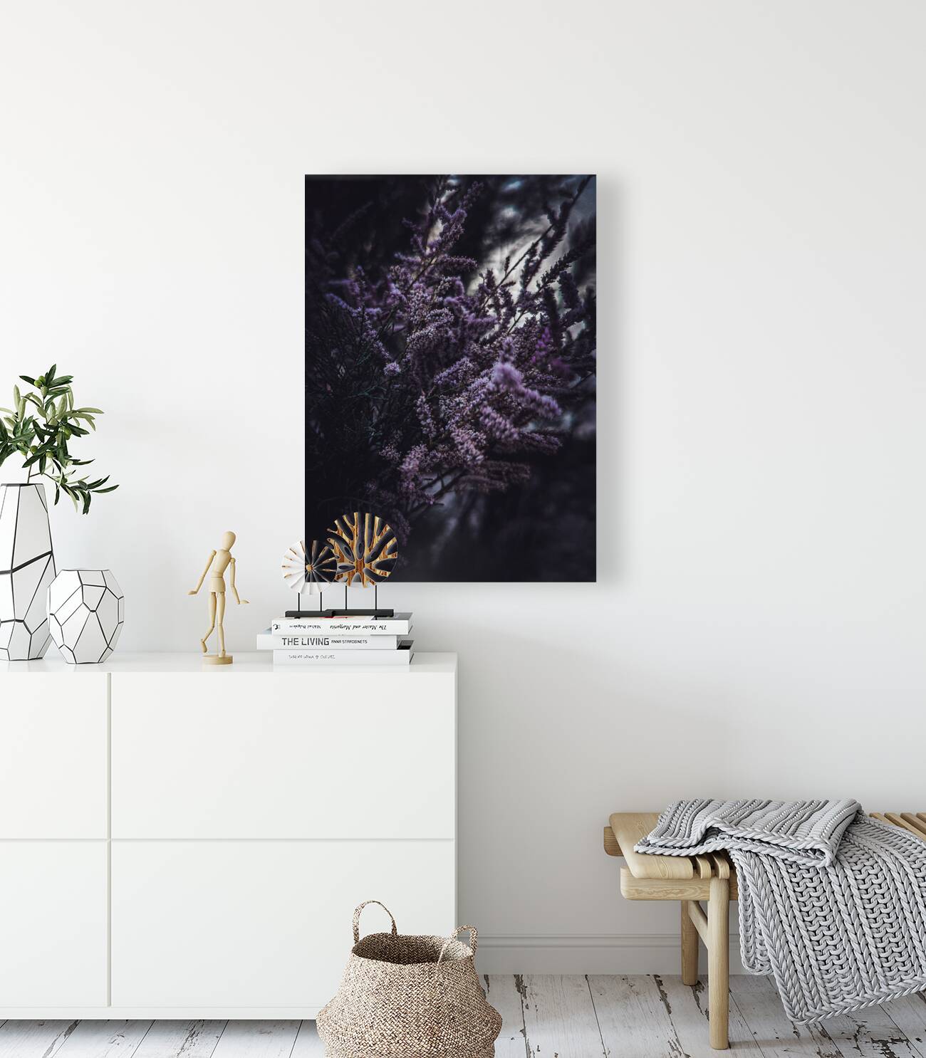 Purple Flowers Reproduction