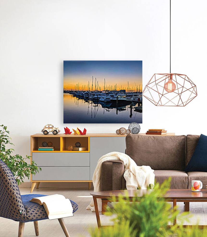 Marina Sunrise Reproduction