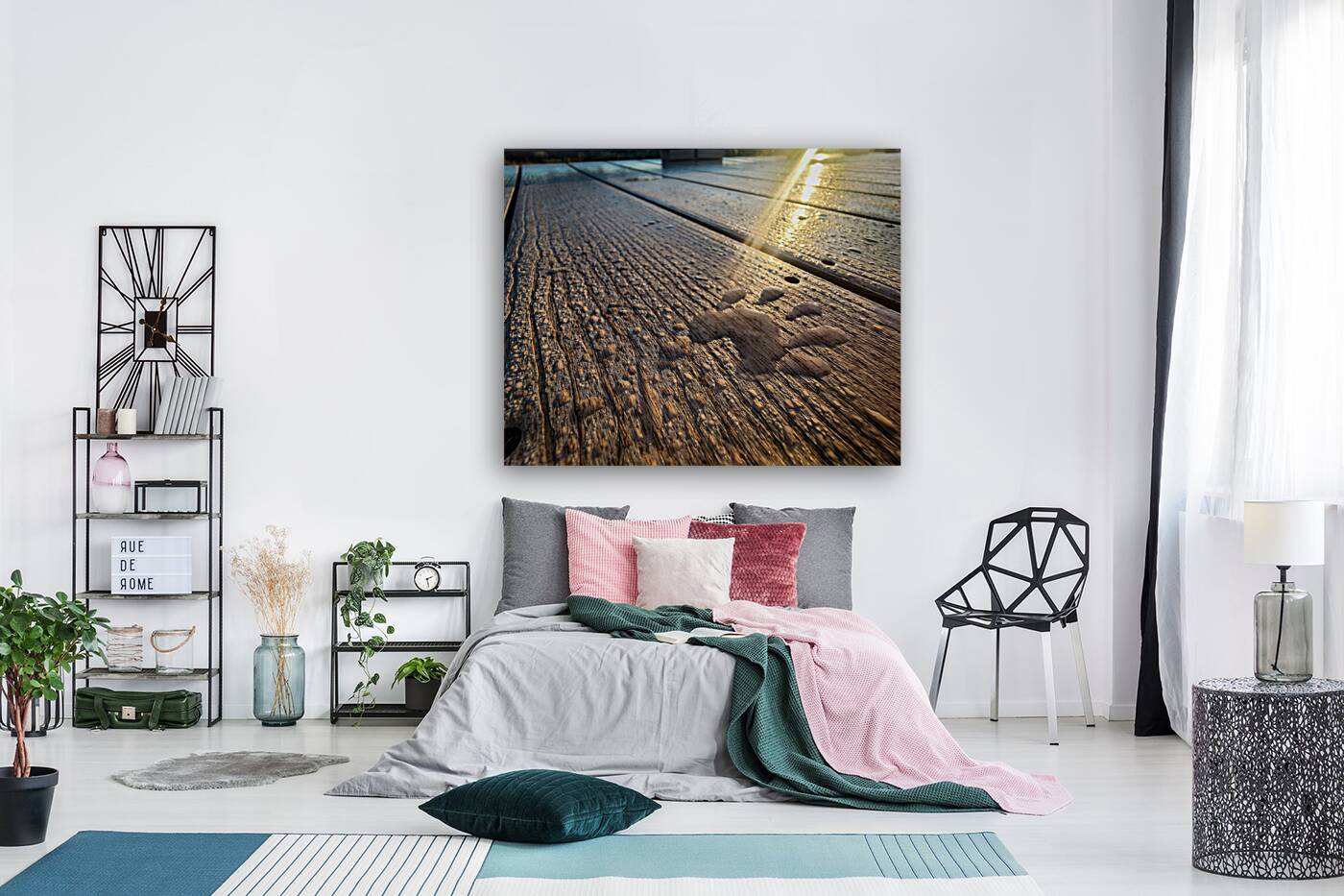 Racoon Paw in Dew Reproduction