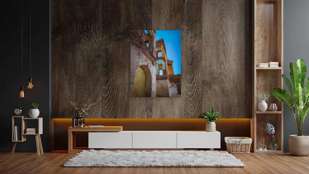 Abandoned Church Walls Reproduction