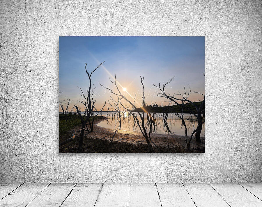 Sunset Lake Wall Preview