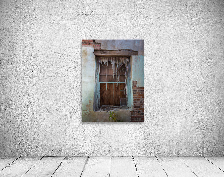 Tattered church window Wall Preview