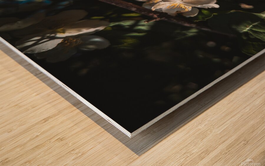 Mock Orange Wood print