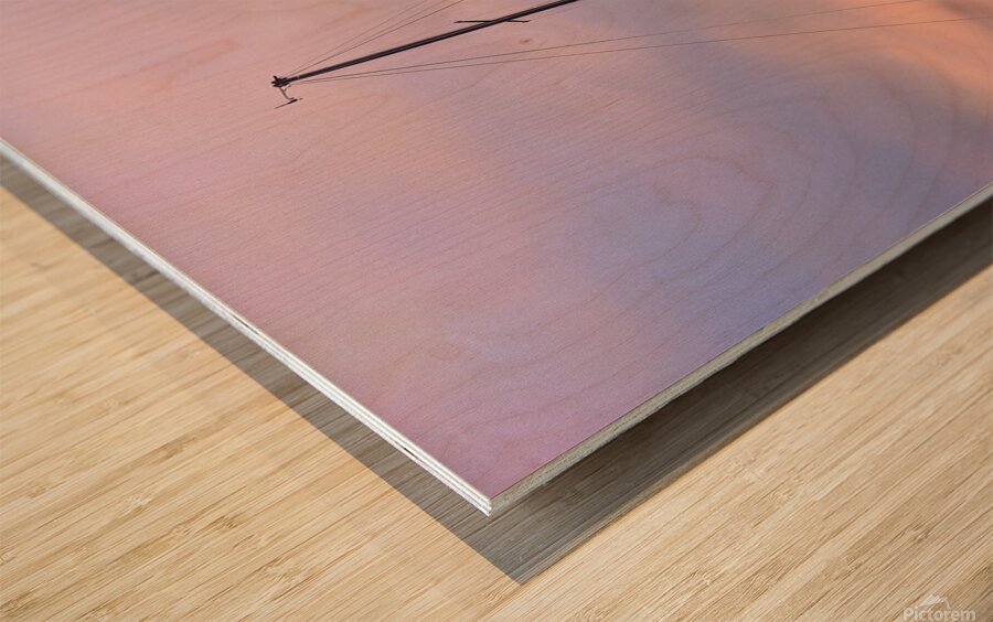 Sail Boat Wood print