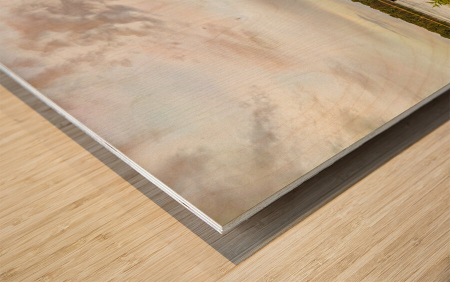 Summer Dock Wood print