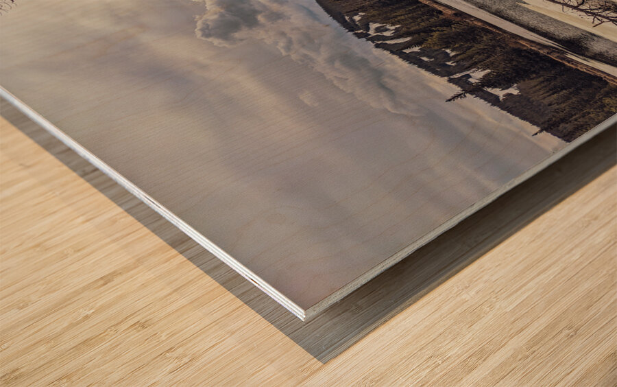 Snowy Colorado Wood print