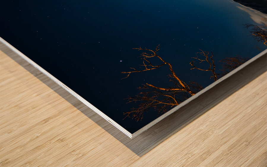 Tennessee at night Wood print